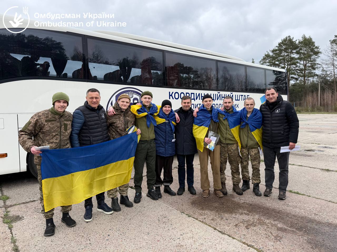 Seven Ukrainian Civilians Return Home After Russian Abduction