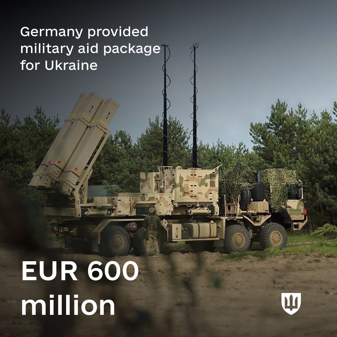Germany announces €600 million military aid package for Ukraine