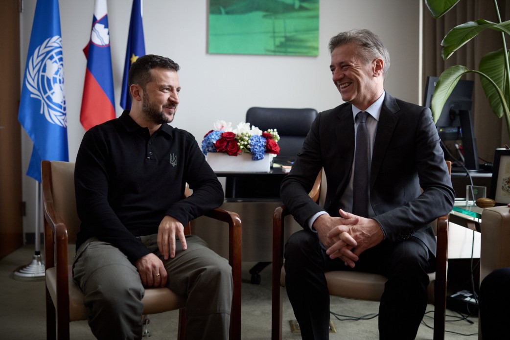 Zelensky and Golob discussed implementing the Peace Formula