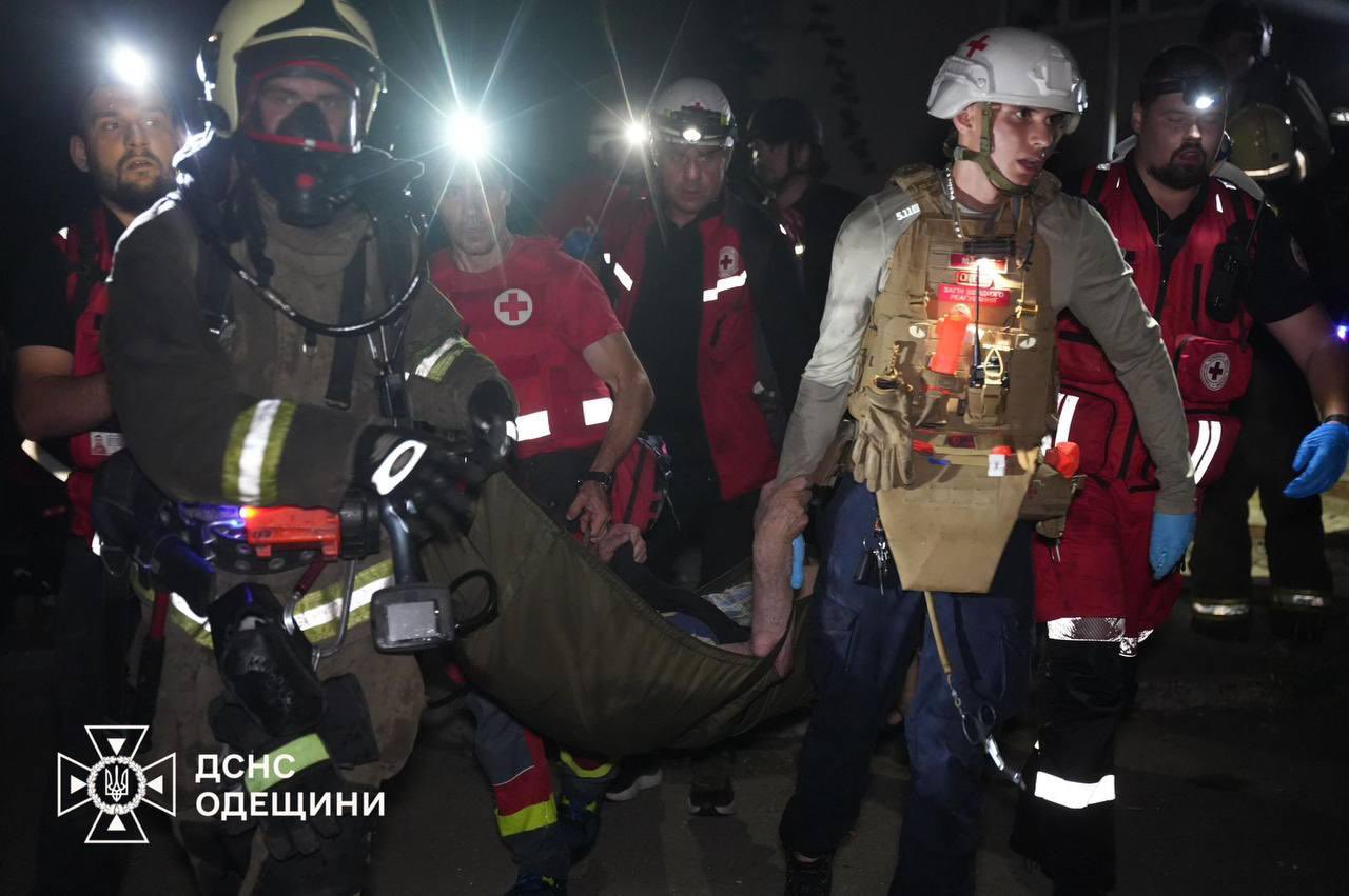Aftermath of Odesa Attack: 5 Rescued, 1 Dead