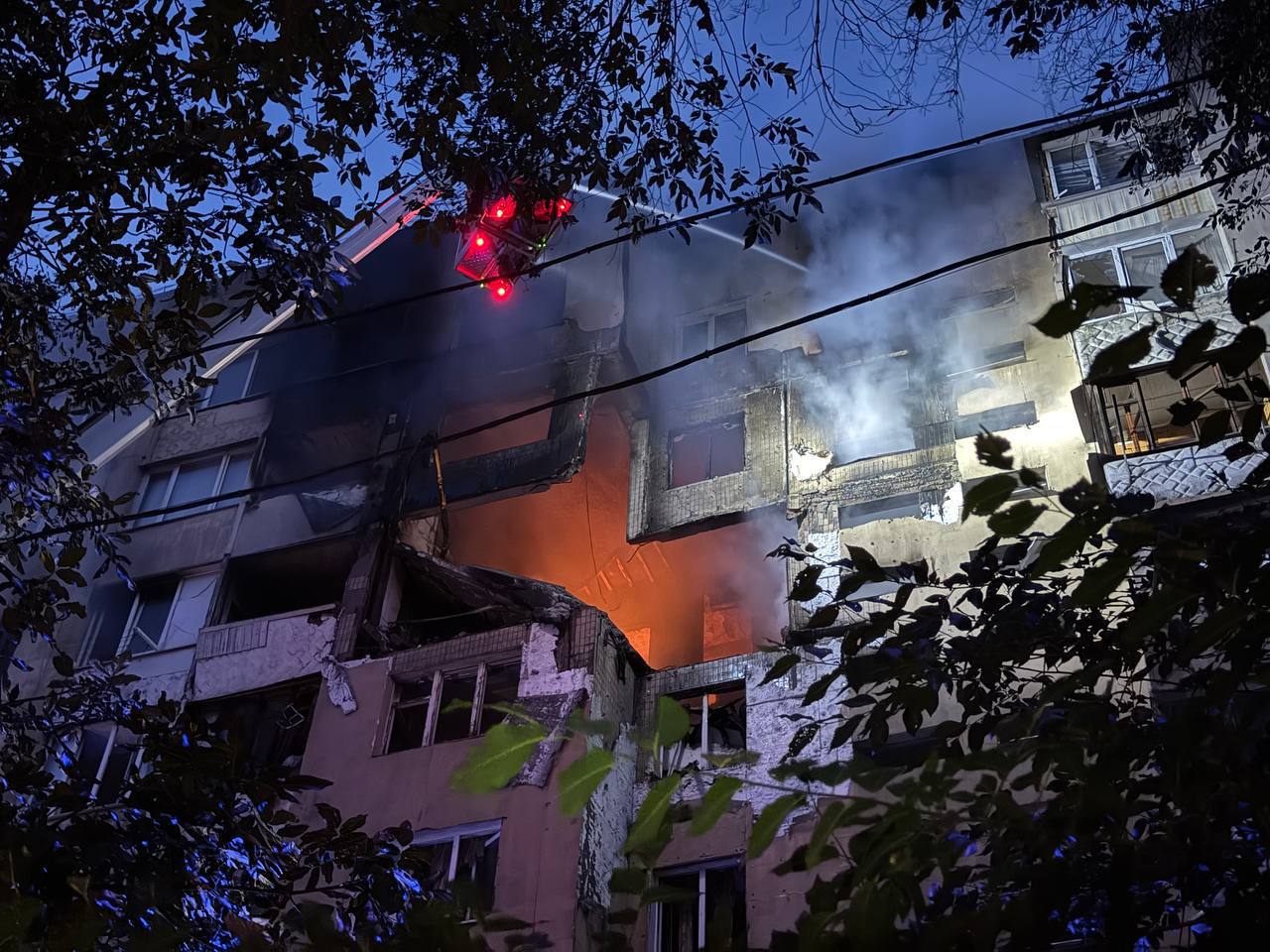 Odesa hit by Russian strike on residential building
