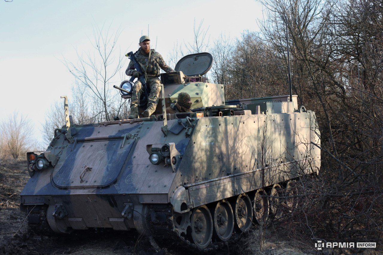Australian M113AS4 APC in service with 3rd Separate Assault Brigade