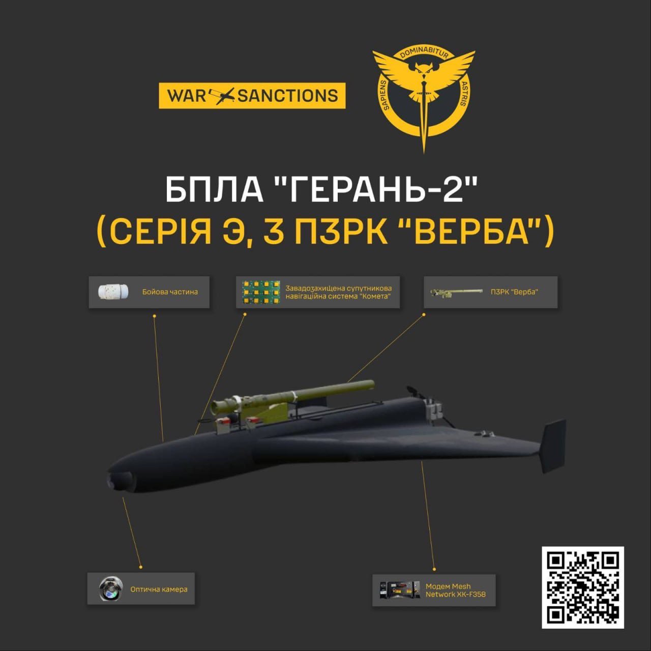 New “Geran” Drone with MANPADS and Payload, Real-Time Controlled