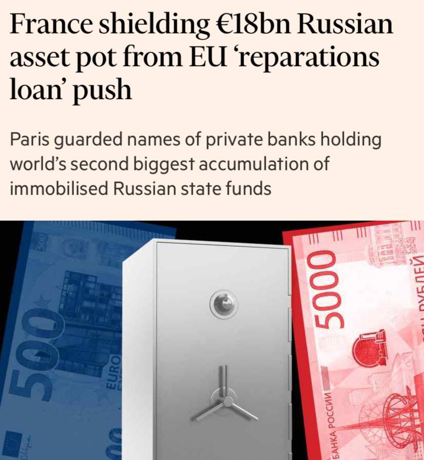France rejects €18bn frozen Russian assets for Ukraine aid