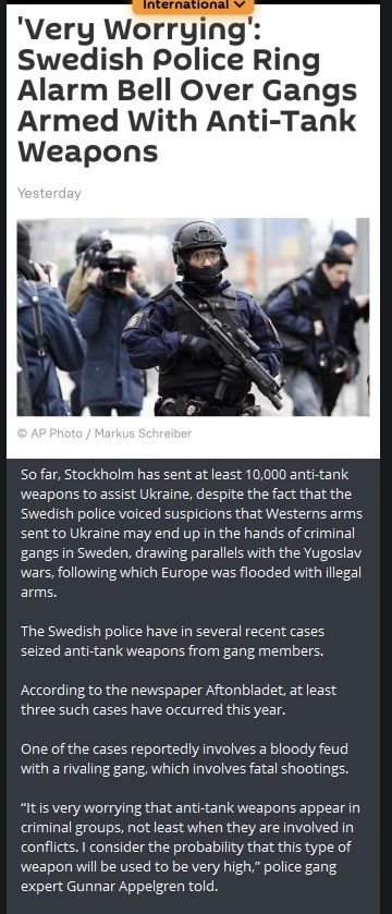 Russian propaganda falsely claims Ukraine’s weapons in Sweden