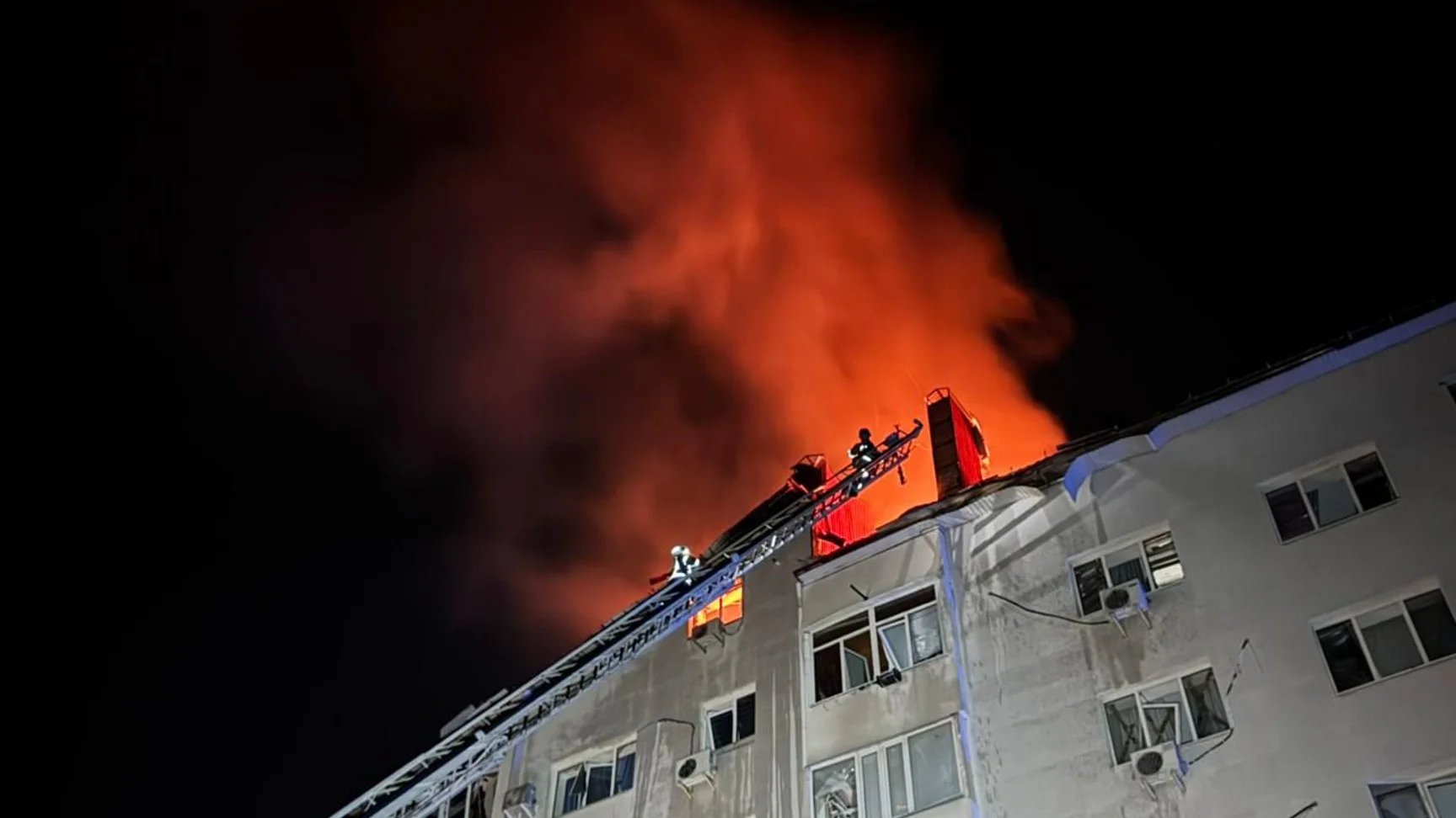Russian drones strike Mykolaiv