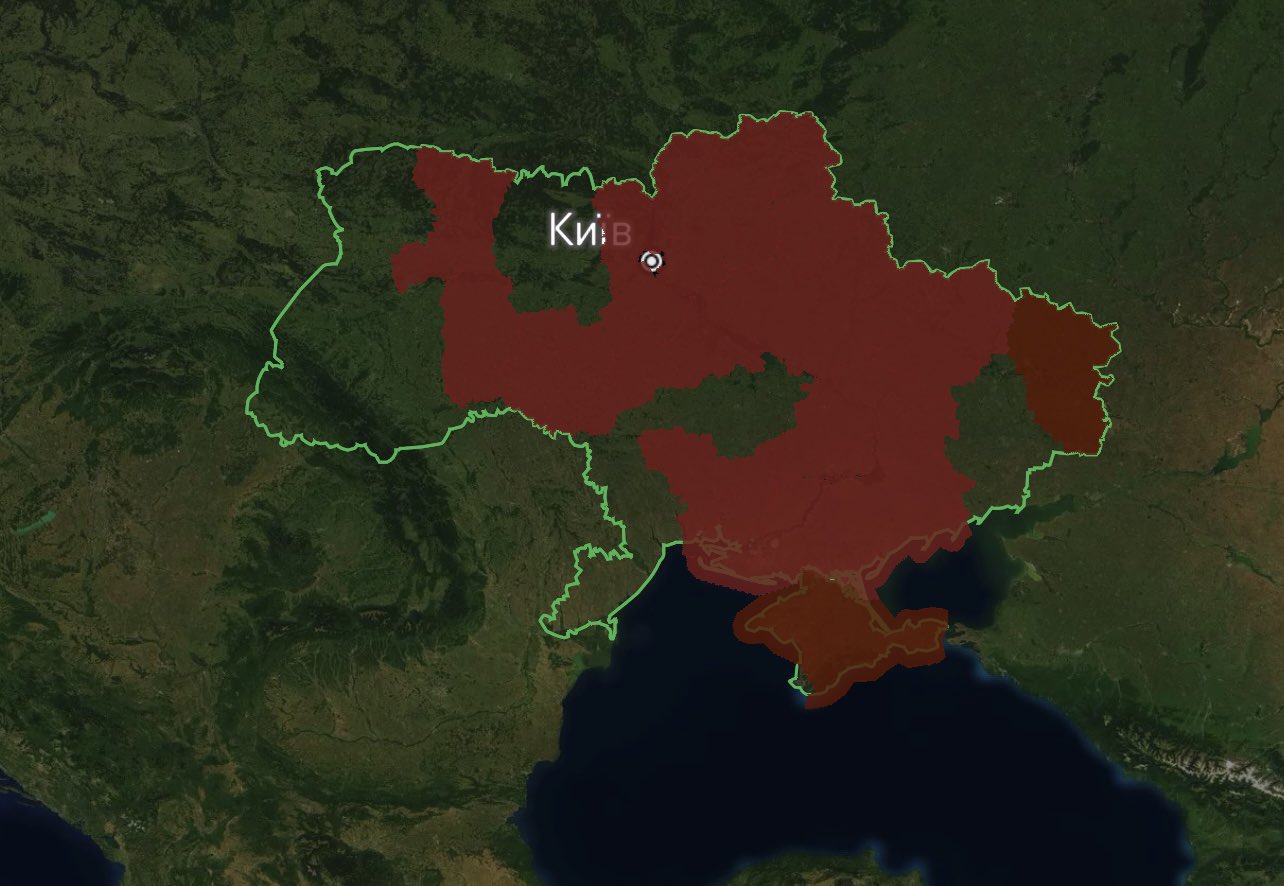 Cancellation of air threat for Kyiv only