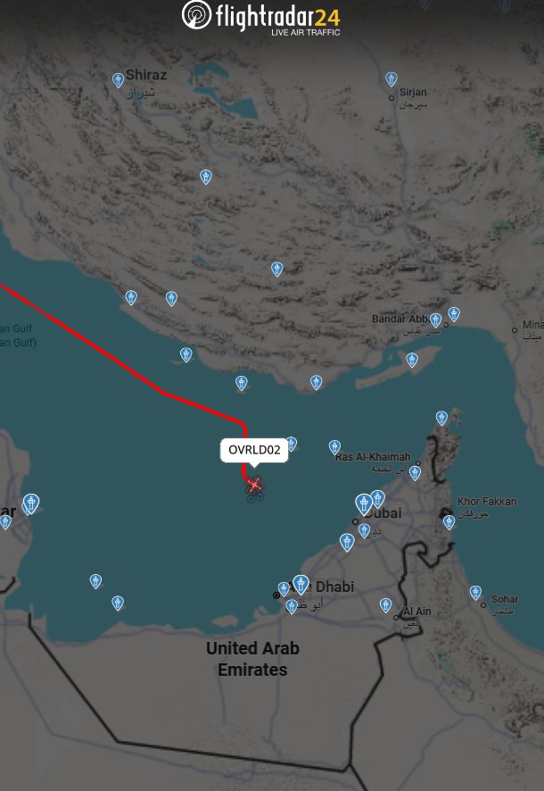 US Navy MQ-4C Triton Drone Patrols Near Iranian Airspace
