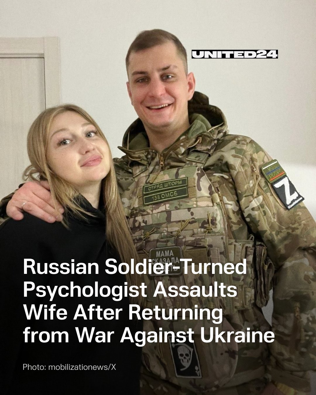 Russian War Veteran Turned Psychologist Assaults Wife at Home