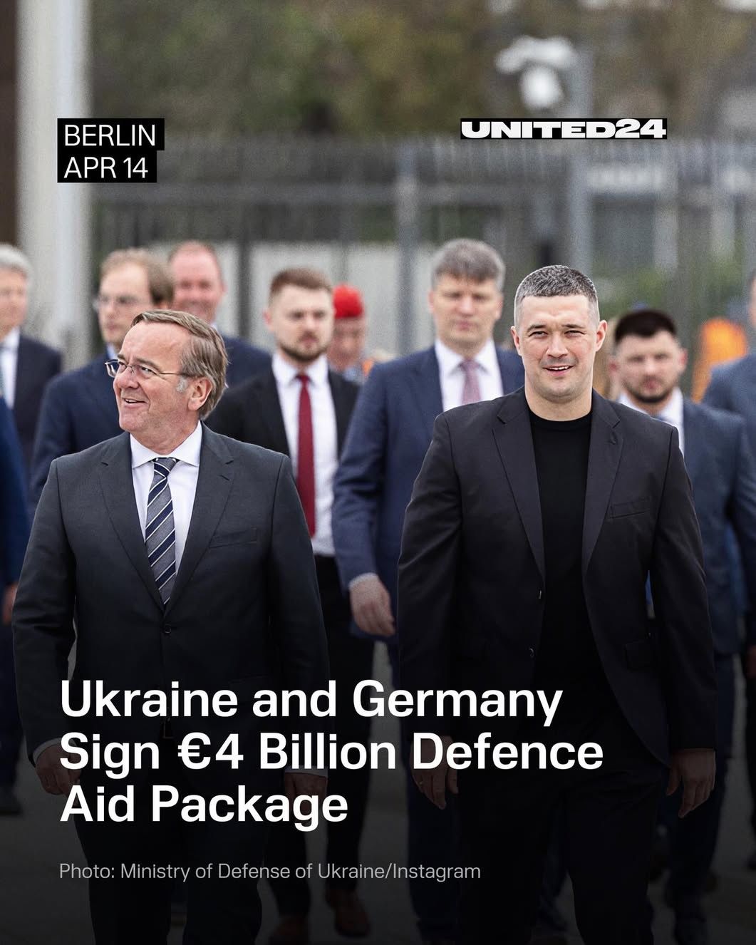 Ukraine and Germany Sign €4 Billion Defense Deal in Berlin