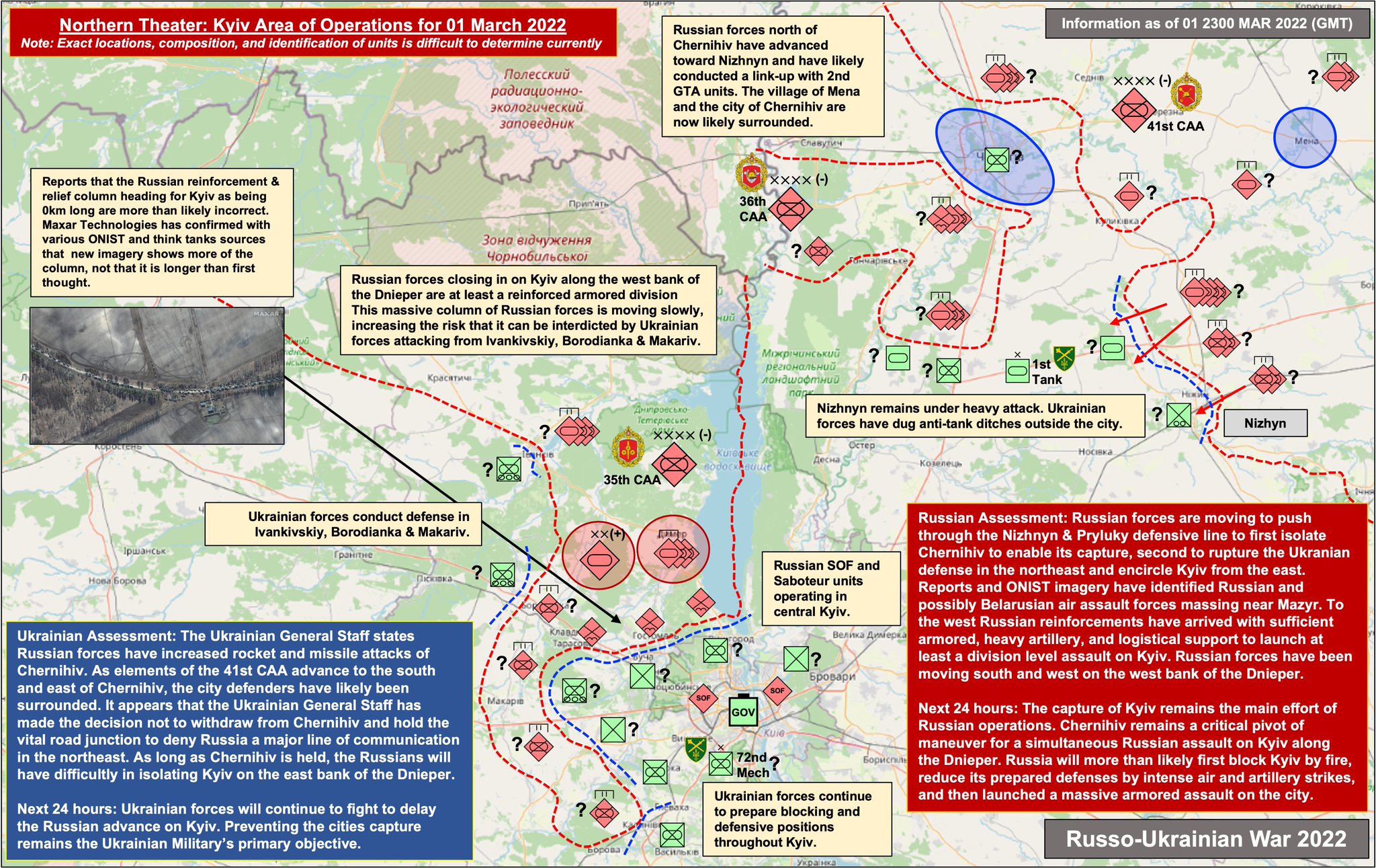 Ukrainian War Theater: Kyiv Assessment