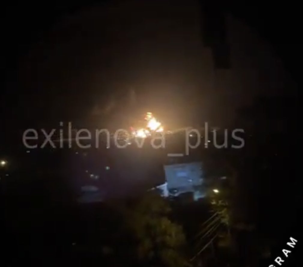Oil refinery destroyed; locals: let it burn