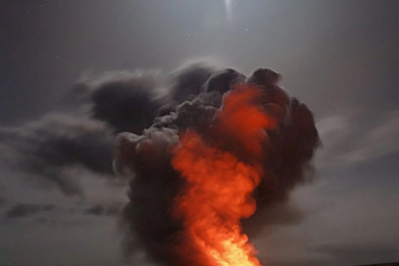 Powerful explosions rocked Yeysk, Krasnodar Krai, Russia