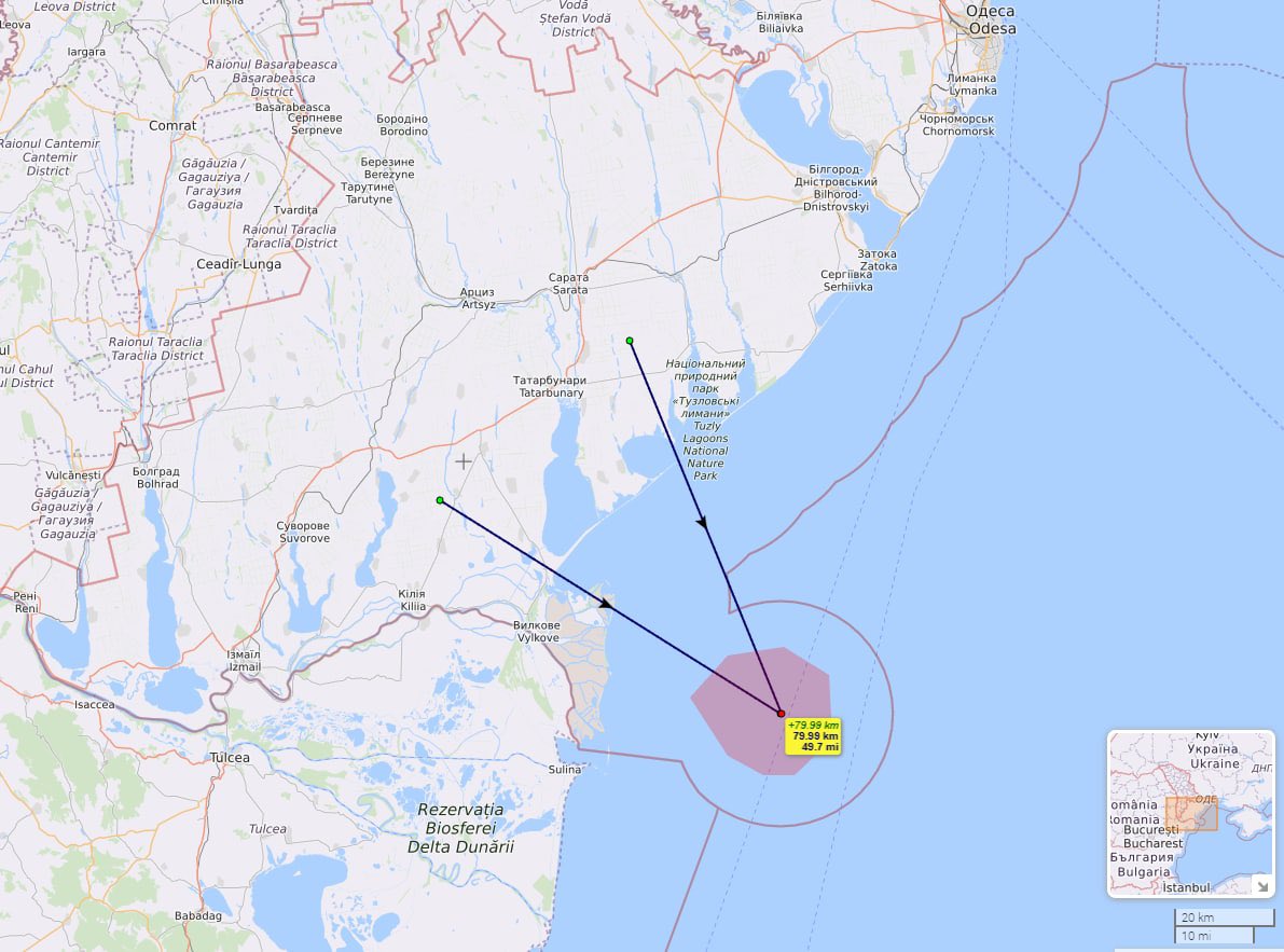 Ukrainian training with Russian targets on Snake Island