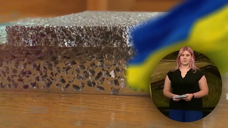 Ukrainian student invents ultralight military material