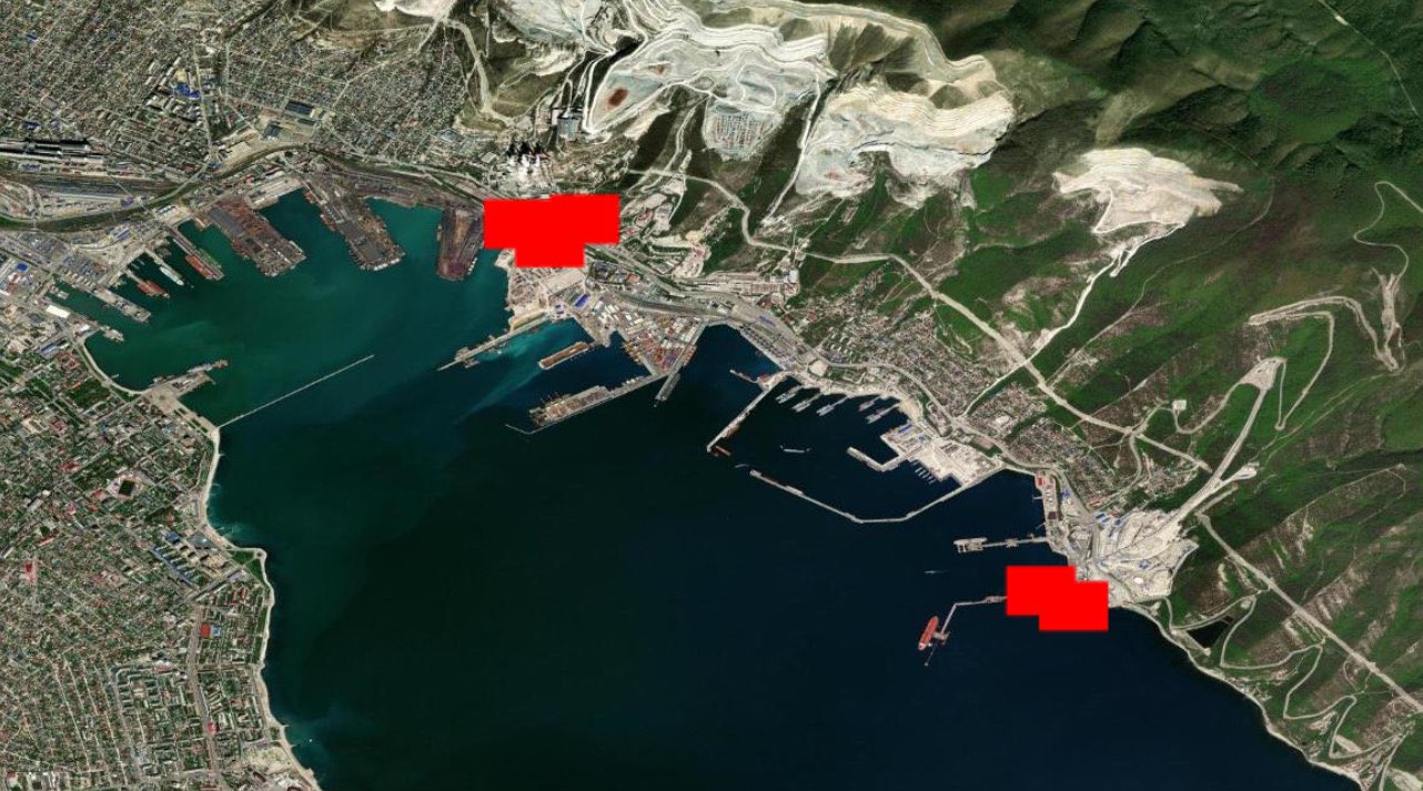 Ukrainian drones damage Novorossiysk oil terminal, causing large fires