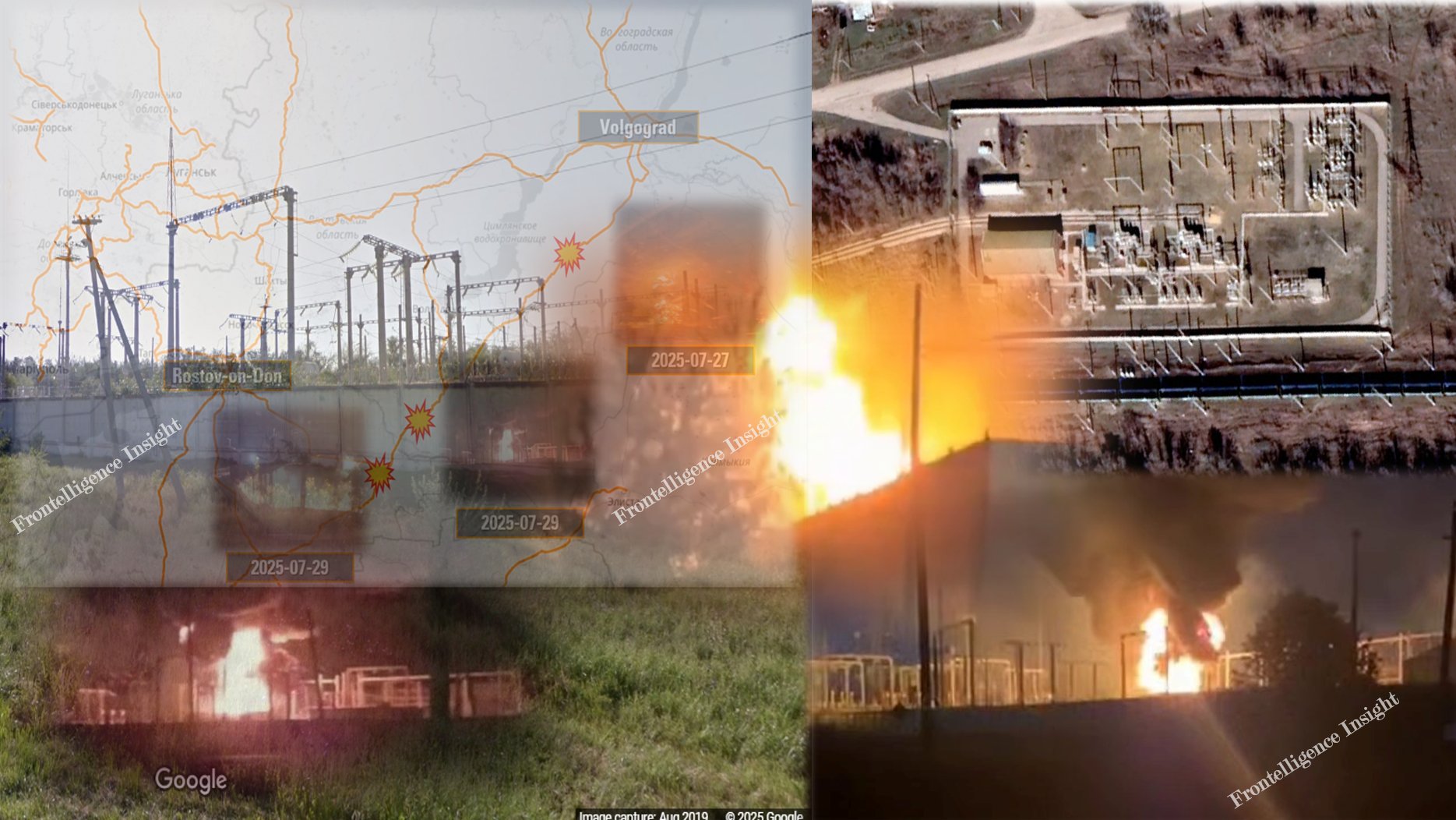 Overview of recent drone attacks on Russia’s railways