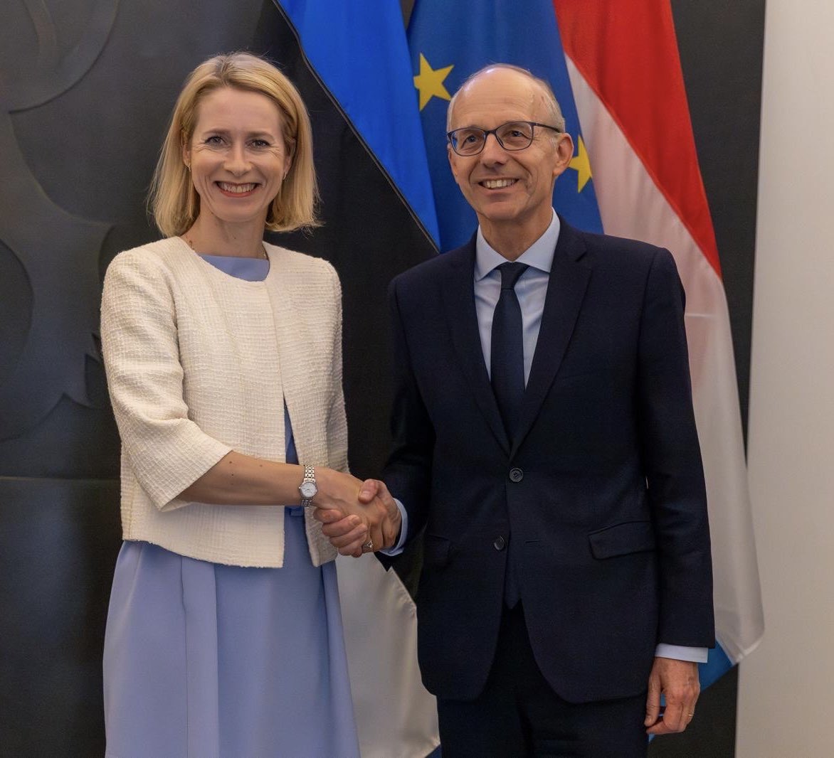 Kallas thanks Luxembourg for support