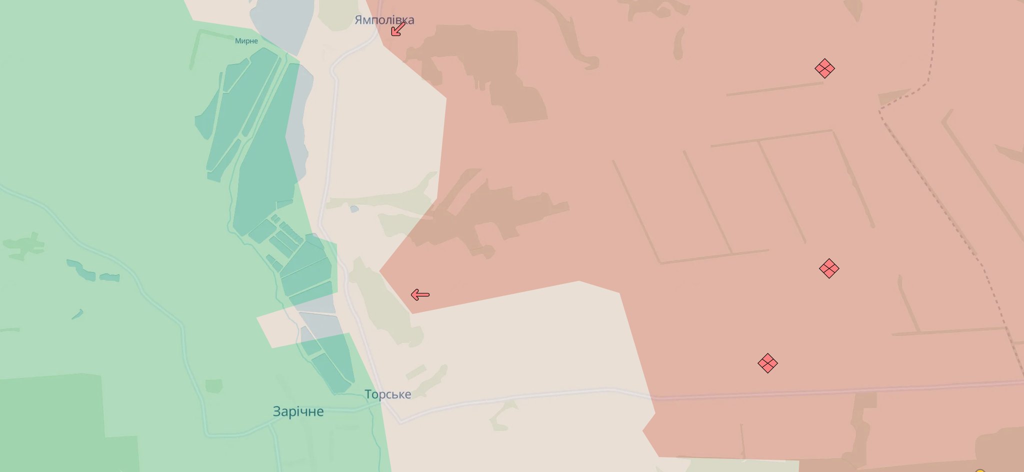 Russian army advances in Serebriansky forestry and near four villages