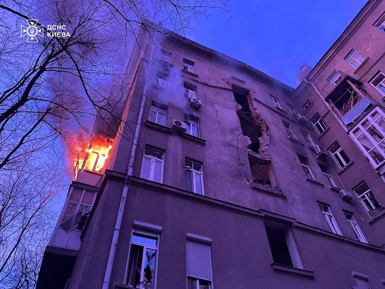 Body of a woman found in Kyiv building after drone attack