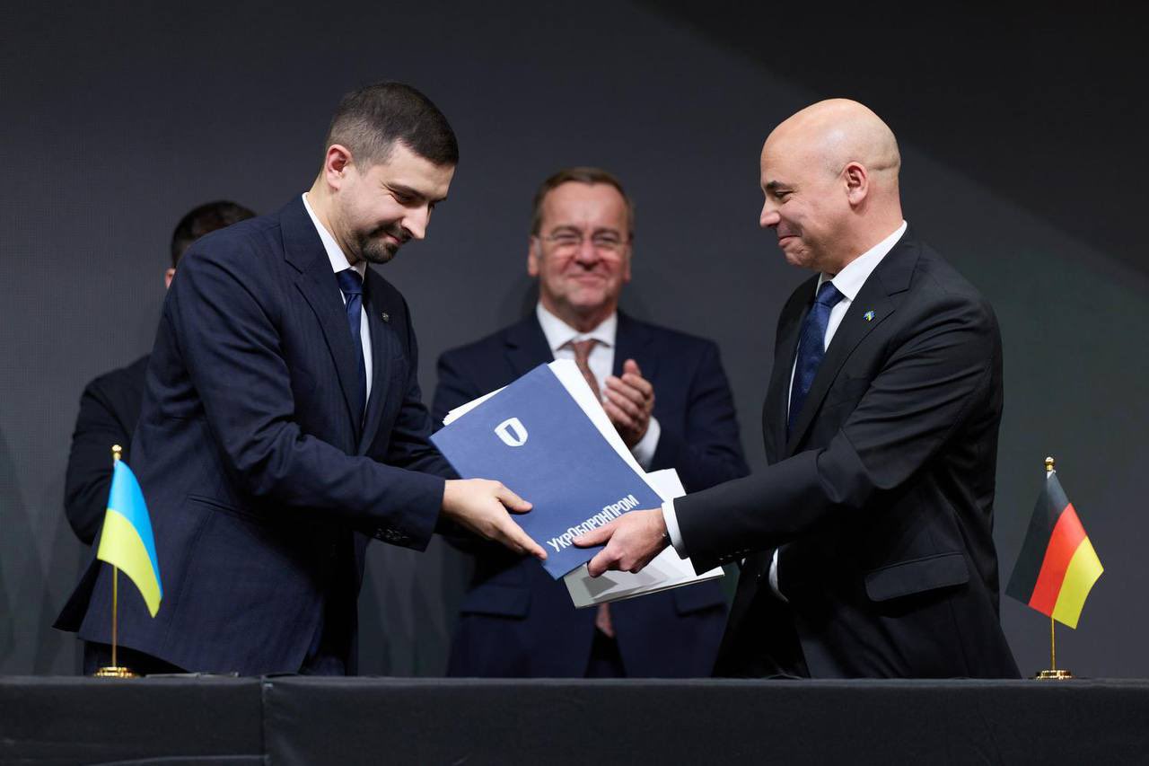 Ukraine and Saab sign cooperation memorandum