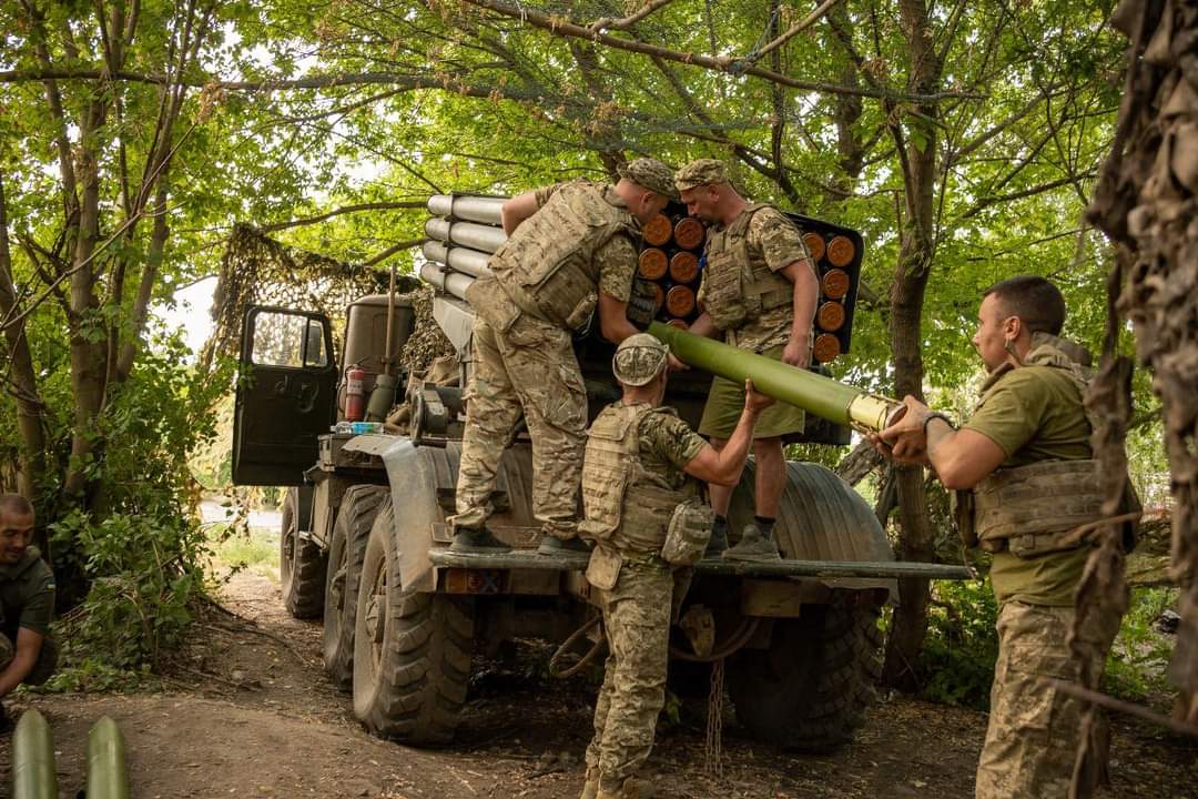 Full BM-21 Grad ammunition load and combat power