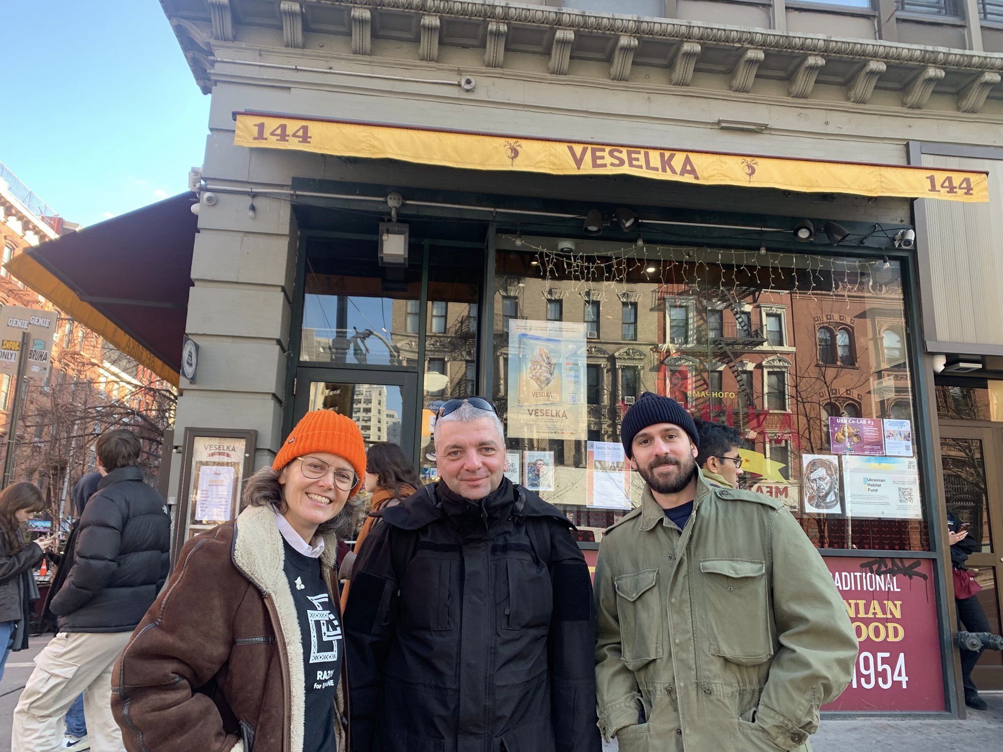 Meeting Ukraine advocates and freed human rights defender Maksym Butkevych