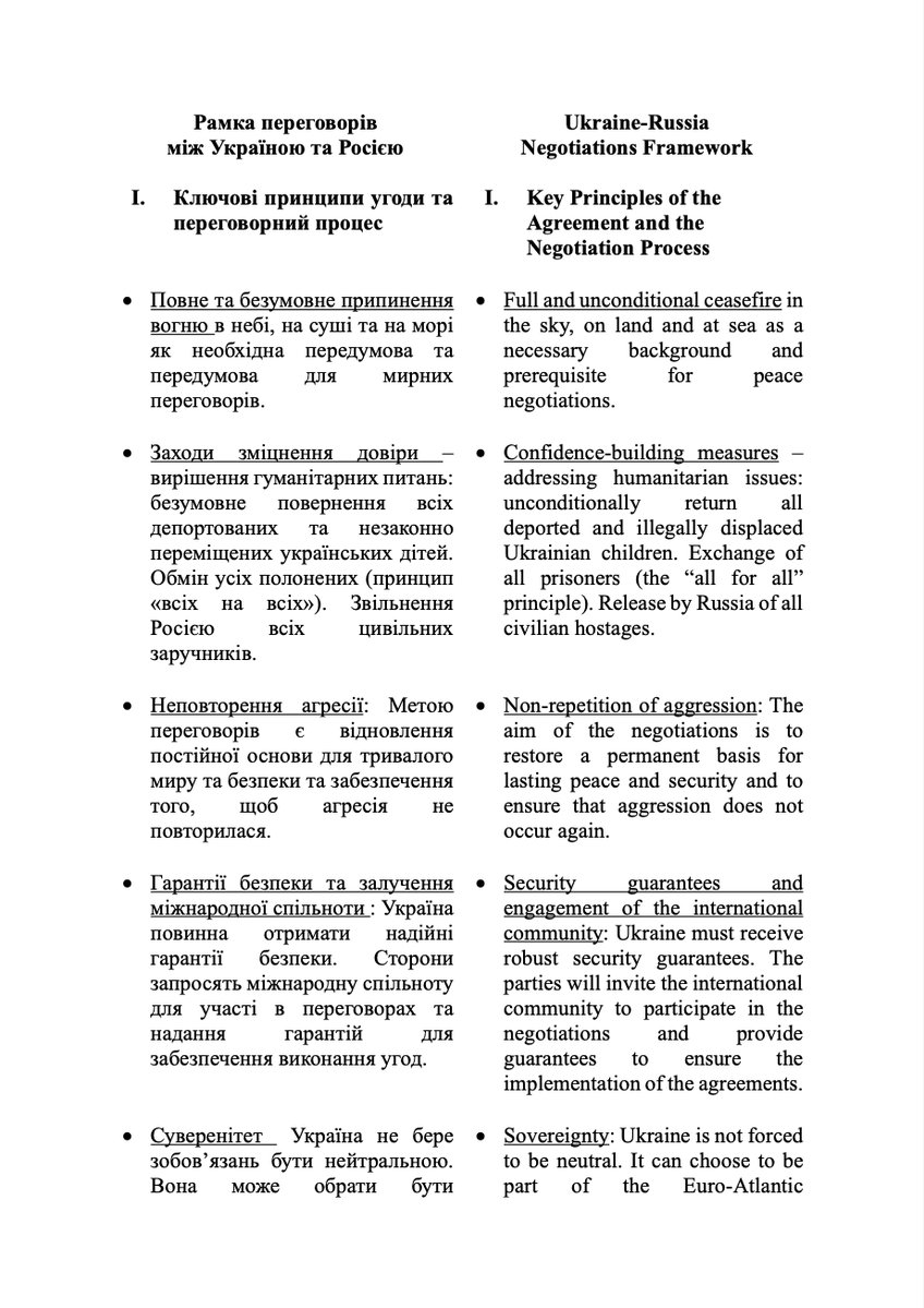 Ukraine presents peace plan to Russia