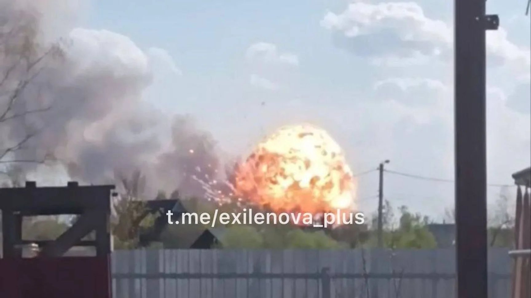 Explosions near a military unit in Vladimir Oblast