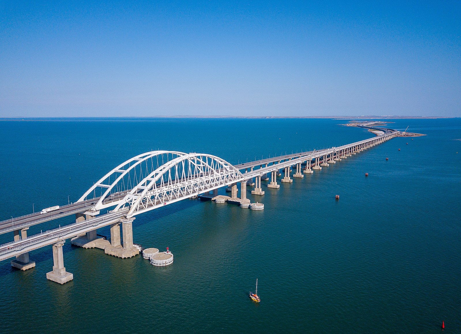 Europe’s longest bridges: 19km structures symbolizing Russia’s 2014 Crimea annexation.