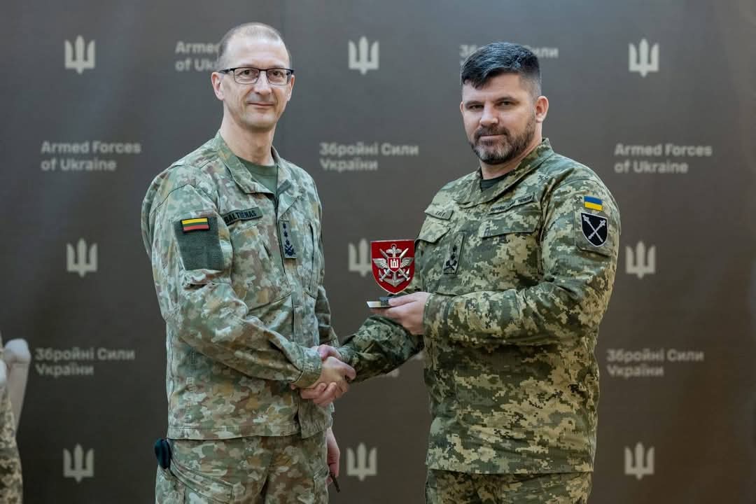 Ukrainian General Meets Lithuanian Chief of Staff