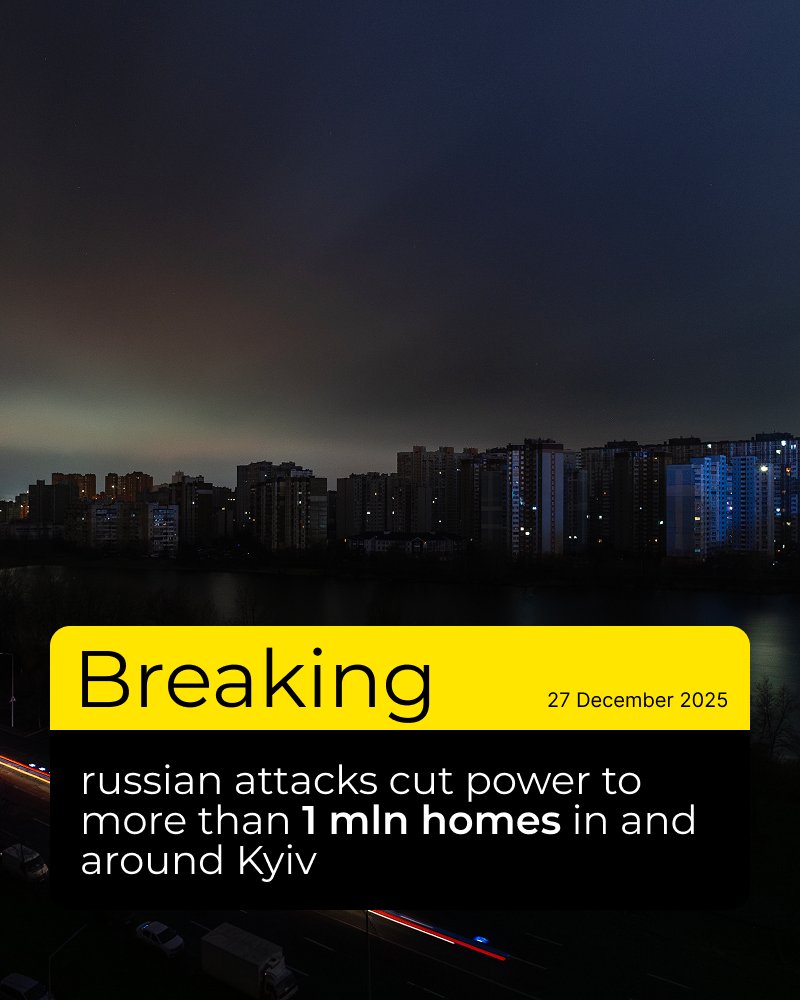 Kyiv faces power outages after massive Russian missile and drone attack