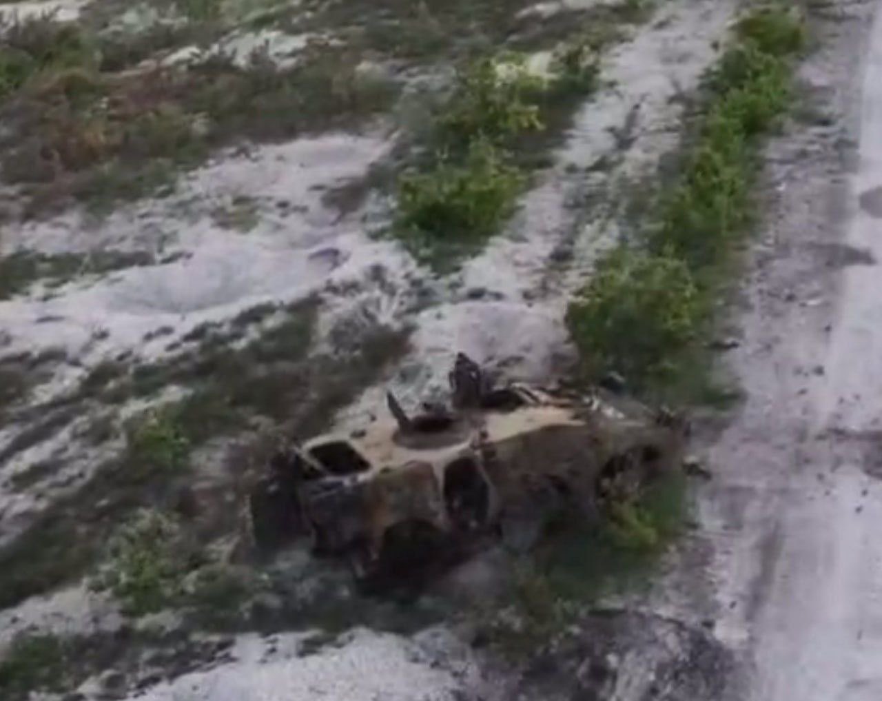 Destroyed Italian Puma 6×6 APC near Bilogorivka, Ukraine