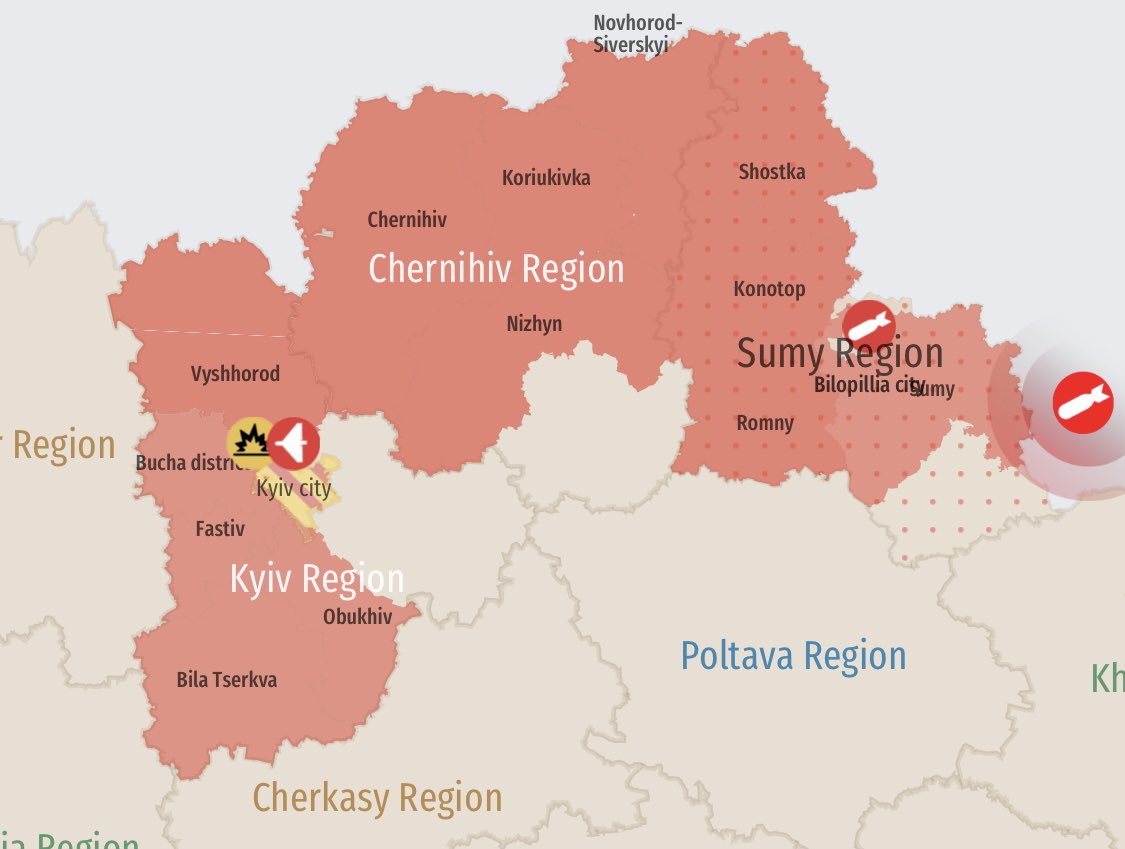 Drone attack in northeast Ukraine