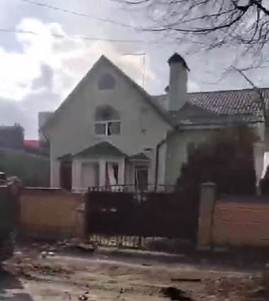 Massive destruction of military equipment and civilian infrastructure in Bucha