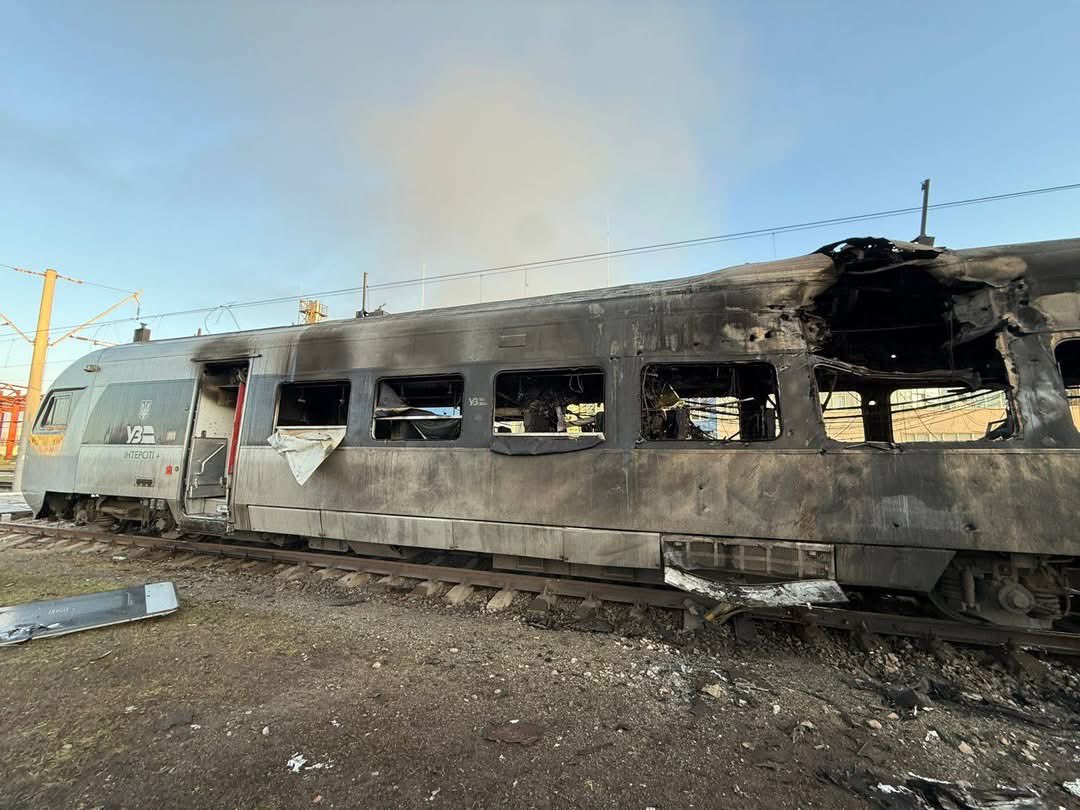 Russia attacks passenger train with drones