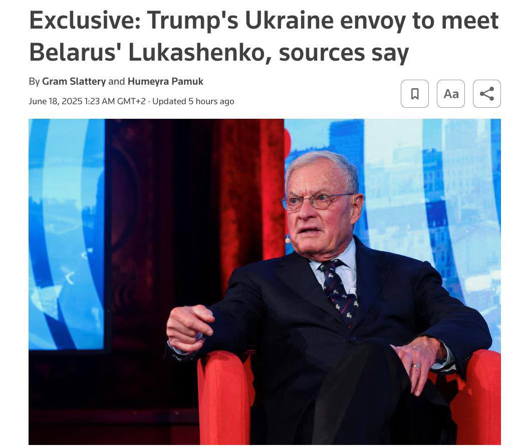 Trump envoy Kellogg plans Belarus visit for Ukraine peace talks