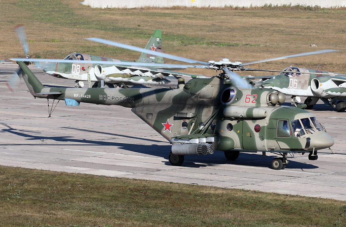 Russian Mi-8 helicopter shot down in Kharkiv region
