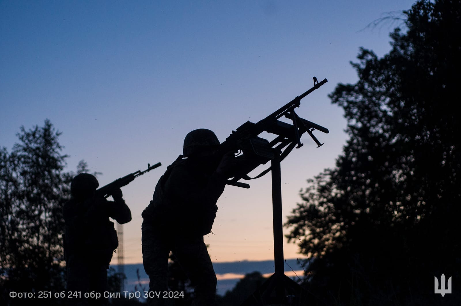 Ukrainian warriors defending skies 24/7 against Russian terror.