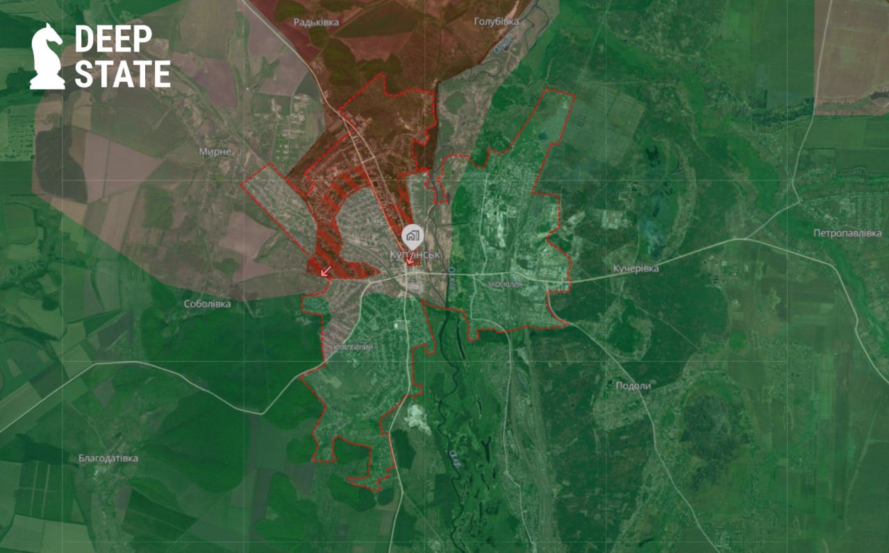 Enemy expands control in Kupiansk center