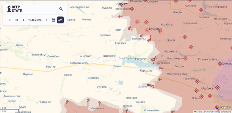 Russian troops advance in three Ukrainian regions