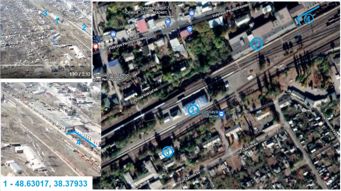 Intense fighting in Popasna, Donbas