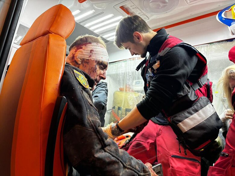 Russians strike Kharkiv police, colonel killed, 40 injured