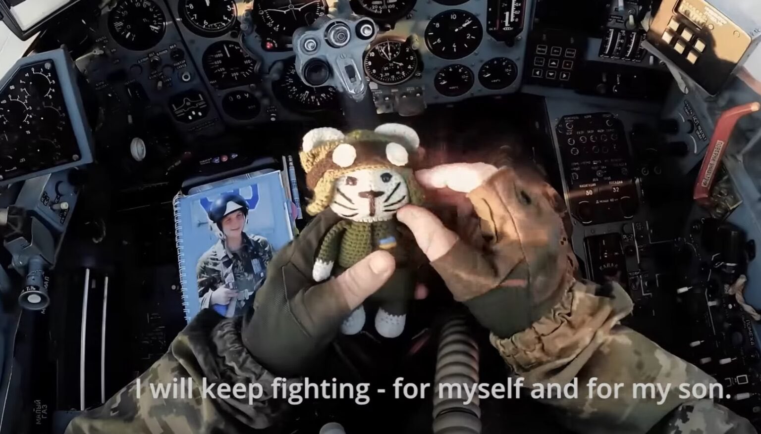 A Ukrainian pilot’s tribute to his son who fell in battle (12 words max)