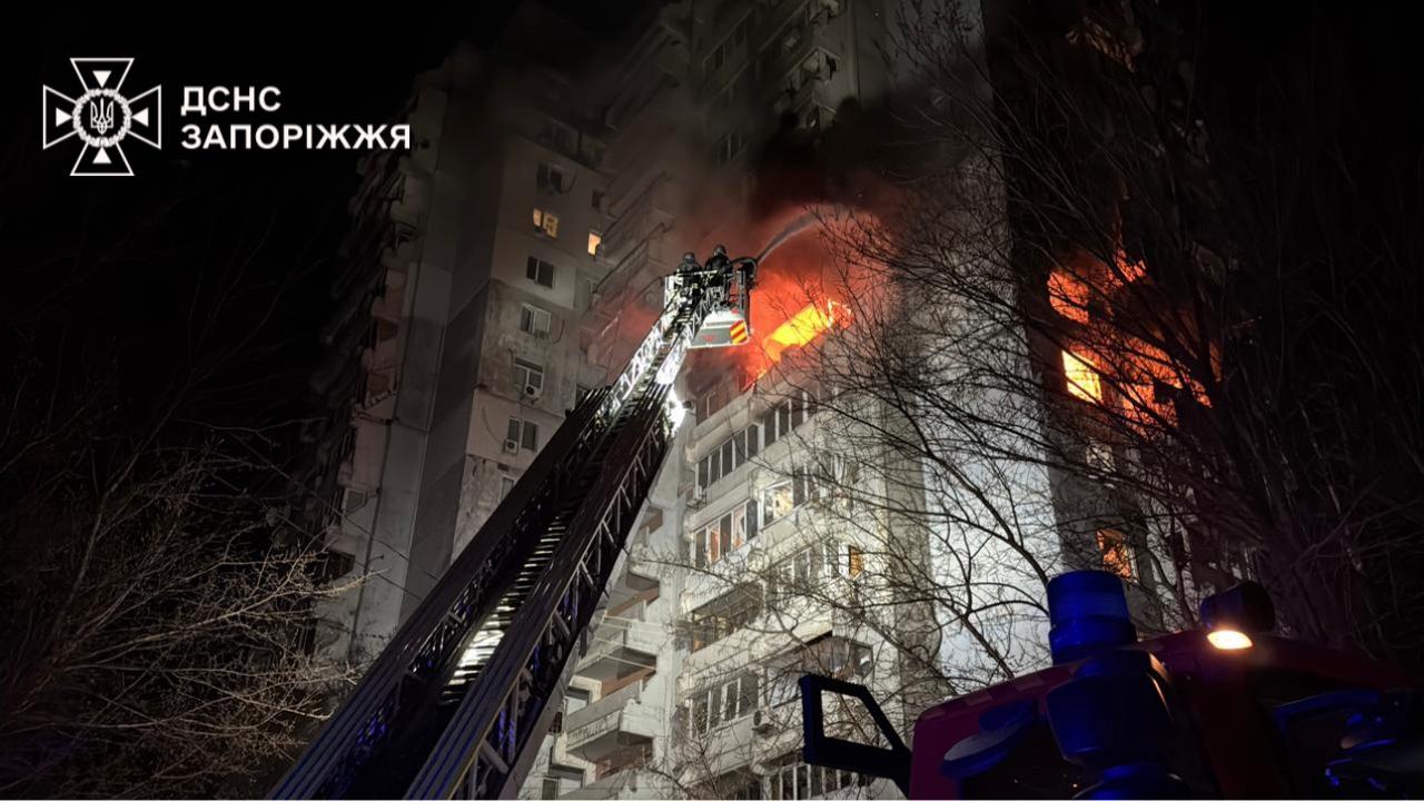 Russian Drone Attack Damages Residential Buildings in Multiple Ukrainian Regions