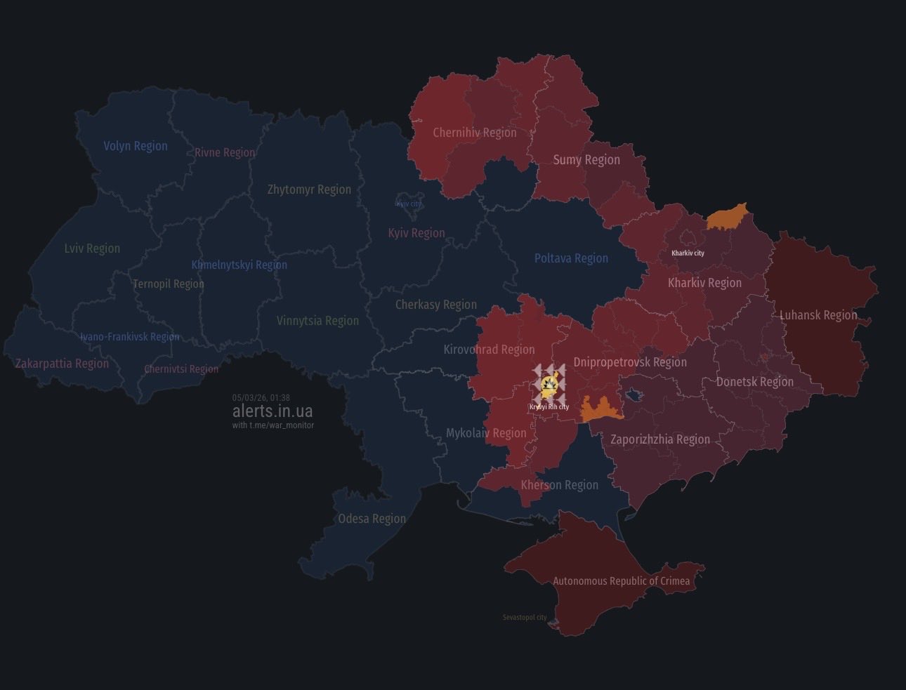 Ukraine now. Russian Shahed drones nearby