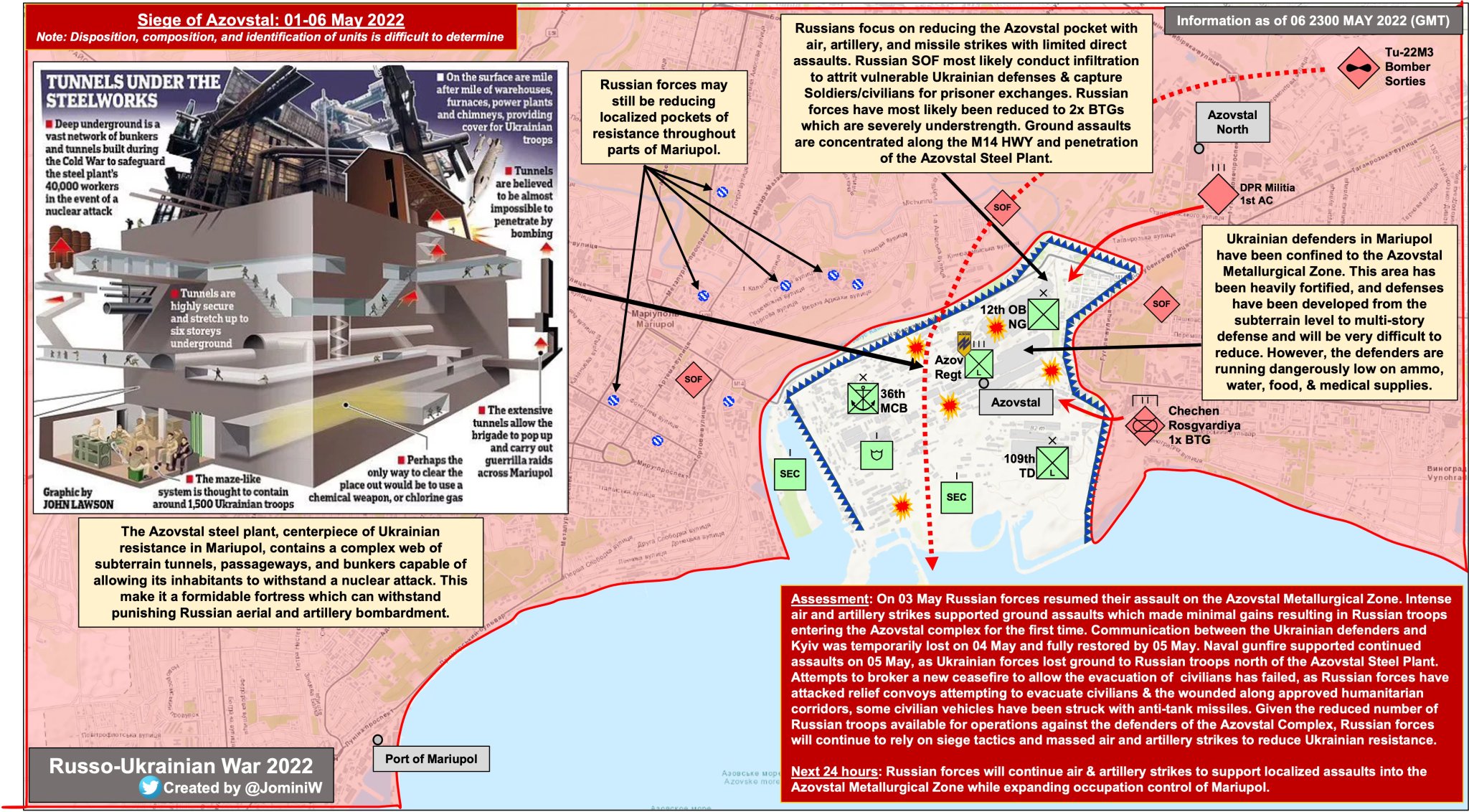 Azovstal: offensive and entry into the complex
