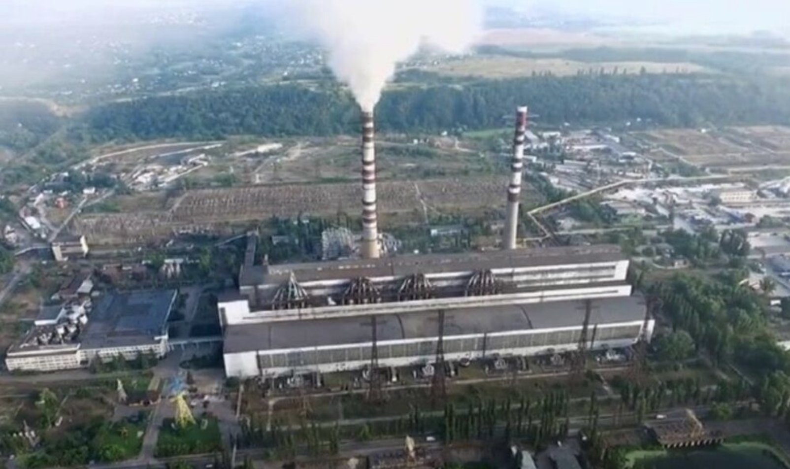 Trypillia Power Plant Near Kyiv Hit by Drones, Year of Repairs Lost