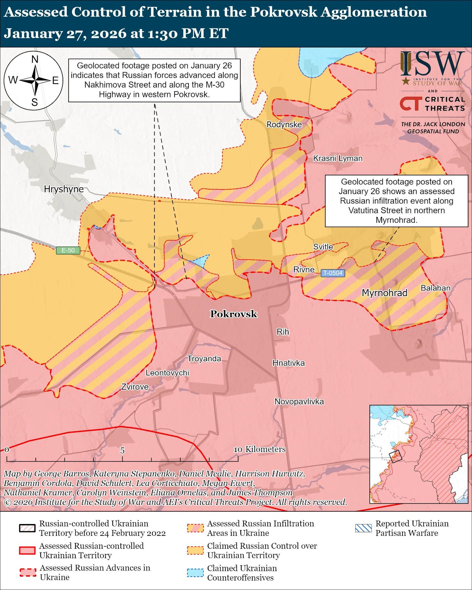 Russes intensifient infiltrations sur front de Pokrovsk