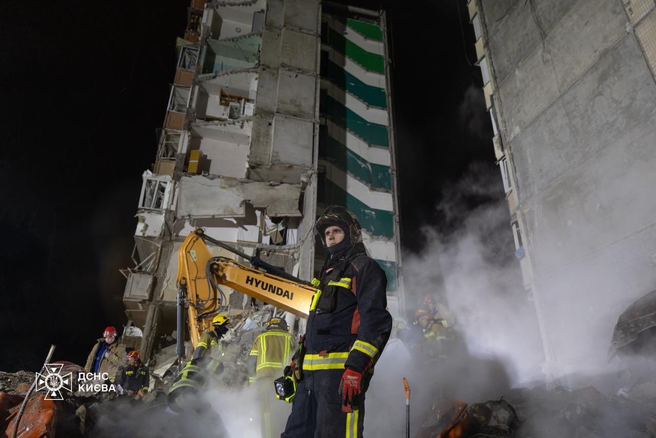 Russian strike kills 24 in Kyiv including 3 children